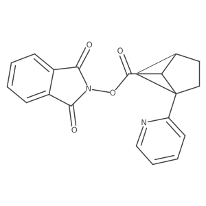 1,3-dioxo-2,3-dihydro-1H-isoindol-2-yl 1-(pyridin-2-yl)bicyclo[2.1.1]hexane-5-carboxylate结构式