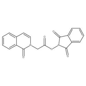1,3-dioxo-2,3-dihydro-1H-isoindol-2-yl 2-(1-oxo-1,2-dihydroisoquinolin-2-yl)acetate Structure