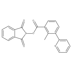 1,3-dioxo-2,3-dihydro-1H-isoindol-2-yl 2-methyl-3-(pyridin-2-yl)benzoate结构式