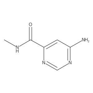 6-Amino-N-methyl-4-pyrimidinecarboxamide Structure