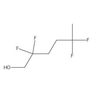 2,2,5,5-Tetrafluorohexan-1-ol结构式