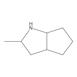 (2R,3aS,6aS)-2-methyl-octahydrocyclopenta[b]pyrrole结构式