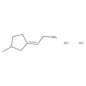 2-(1-Methylpyrrolidin-3-ylidene)ethan-1-amine dihydrochloride Structure