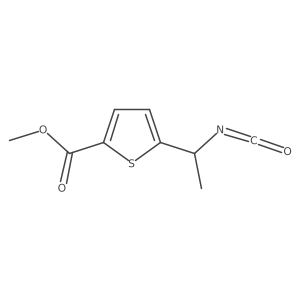 Methyl 5-(1-isocyanatoethyl)thiophene-2-carboxylate Structure