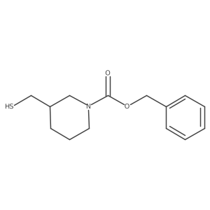 benzyl (3R)-3-(sulfanylmethyl)piperidine-1-carboxylate Structure