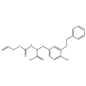 3-[3-(Benzyloxy)-4-hydroxyphenyl]-2-{[(prop-2-en-1-yloxy)carbonyl]amino}propanoic acid Structure