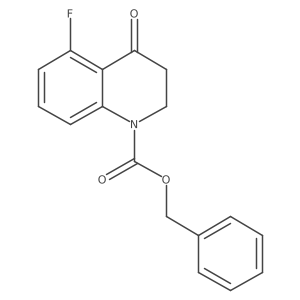 Benzyl 5-fluoro-4-oxo-1,2,3,4-tetrahydroquinoline-1-carboxylate Structure