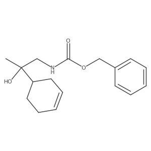 benzyl N-[2-(cyclohex-3-en-1-yl)-2-hydroxypropyl]carbamate Structure