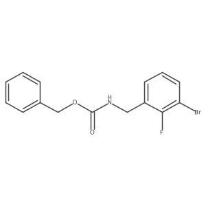 benzyl N-[(3-bromo-2-fluorophenyl)methyl]carbamate Structure