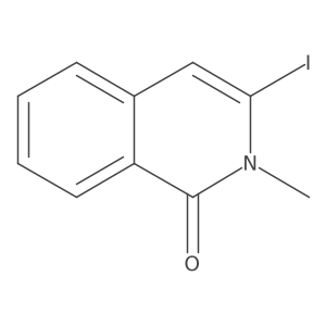 3-Iodo-2-methylisoquinolin-1(2H)-one结构式