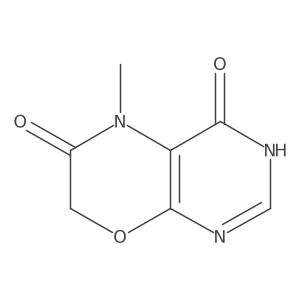 5-Methyl-3,5-dihydro-4H-pyrimido[4,5-b][1,4]oxazine-4,6(7H)-dione Structure