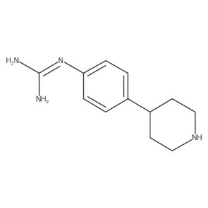 N-[4-(piperidin-4-yl)phenyl]guanidine结构式