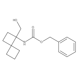 benzyl N-[1-(hydroxymethyl)spiro[3.3]heptan-1-yl]carbamate Structure