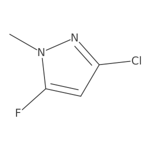 3-chloro-5-fluoro-1-methyl-1H-pyrazole Structure
