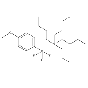 Tetrabutylammonium (4-methoxyphenyl)trifluoroborate Structure