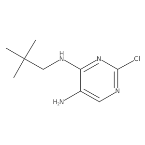 2-Chloro-N4-(2,2-dimethylpropyl)-4,5-pyrimidinediamine结构式