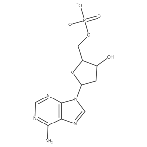 Deoxyadenosine-phosphate结构式