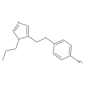 4-[(3-Propylimidazol-4-yl)methylsulfanyl]aniline结构式