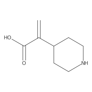 2-(Piperidin-4-yl)prop-2-enoic acid Structure