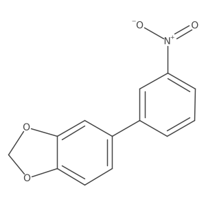 3'-Nitro-3,4-methylenedioxy-biphenyl结构式
