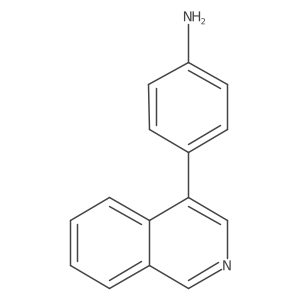 4-(Isoquinolin-4-yl)aniline结构式