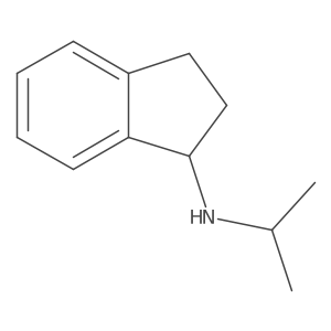 N-(propan-2-yl)-2,3-dihydro-1H-inden-1-amine Structure