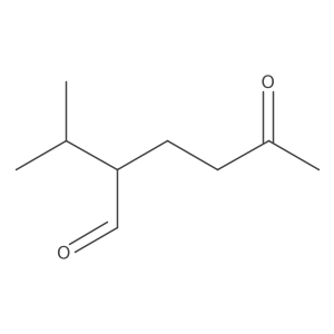 (R)-2-Isopropyl-5-oxohexanal结构式