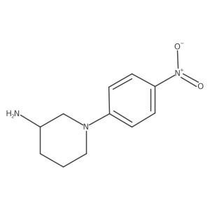 (3S)-1-(4-nitrophenyl)piperidin-3-amine Structure
