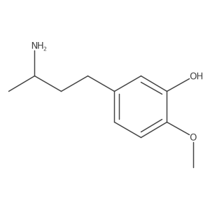 5-(3-Aminobutyl)-2-methoxyphenol结构式