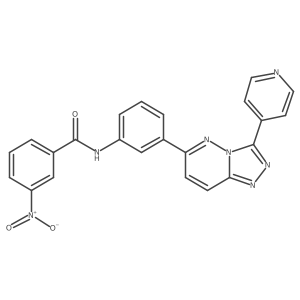 3-nitro-N-(3-(3-(pyridin-4-yl)-[1,2,4]triazolo[4,3-b]pyridazin-6-yl)phenyl)benzamide Structure