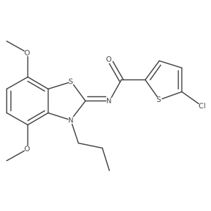 (Z)-5-chloro-N-(4,7-dimethoxy-3-propylbenzo[d]thiazol-2(3H)-ylidene)thiophene-2-carboxamide Structure