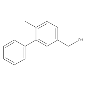 (6-Methyl-biphenyl-3-yl)-methanol结构式