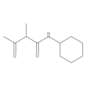 N-Cyclohexyl-2-methyl-3-oxobutanamide结构式