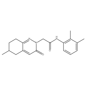 N-(2,3-dimethylphenyl)-2-(6-methyl-3-oxo-5,6,7,8-tetrahydrocinnolin-2(3H)-yl)acetamide Structure