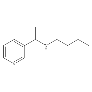 Butyl[1-(pyridin-3-YL)ethyl]amine Structure