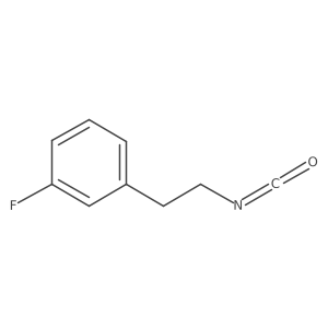 1-Fluoro-3-(2-isocyanatoethyl)benzene Structure