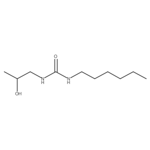 N-Hexyl-Na(2)-(2-hydroxypropyl)urea Structure