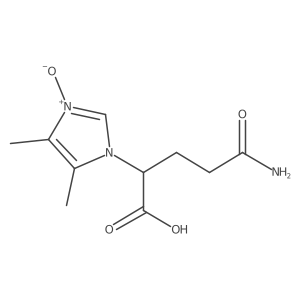 1-(3-Carbamoyl-1-carboxypropyl)-4,5-dimethyl-1H-imidazol-3-ium-3-olate结构式