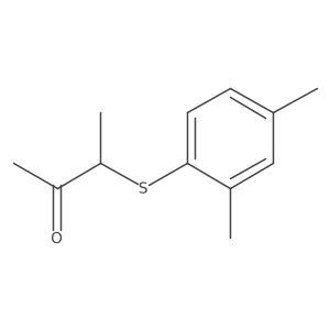 3-[(2,4-Dimethylphenyl)sulfanyl]butan-2-one结构式