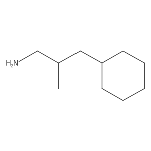 3-Cyclohexyl-2-methylpropan-1-amine Structure