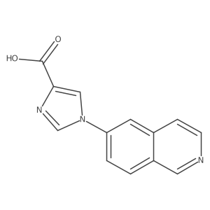 1-(6-Isoquinolinyl)-1h-imidazole-4-carboxylic acid Structure