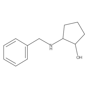 (1R,2S)-2-(benzylamino)cyclopentanol结构式