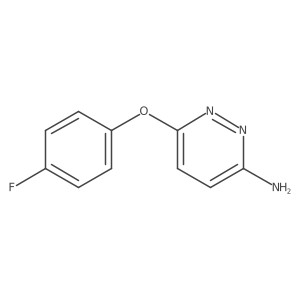6-(4-Fluorophenoxy)-3-pyridazinamine Structure