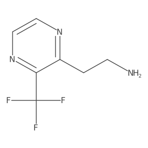 3-(Trifluoromethyl)-2-pyrazineethanamine结构式