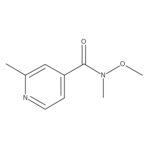 N-Methoxy-N,2-dimethylisonicotinamide Structure