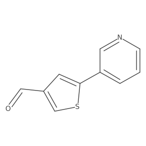 5-(Pyridin-3-YL)thiophene-3-carbaldehyde Structure