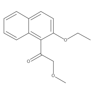 1-(2-Ethoxy-1-naphthalenyl)-2-methoxyethanone结构式