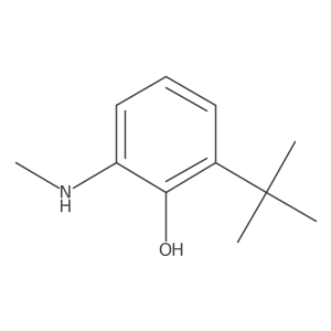2-Tert-butyl-6-(methylamino)phenol Structure