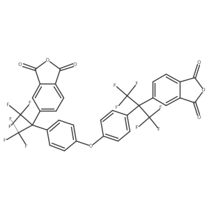 4,4'-Bis[(hexafluoroisopropylidene)phthalic anhydride]diphenyl ether Structure