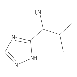 2-methyl-1-(4H-1,2,4-triazol-3-yl)propan-1-amine Structure